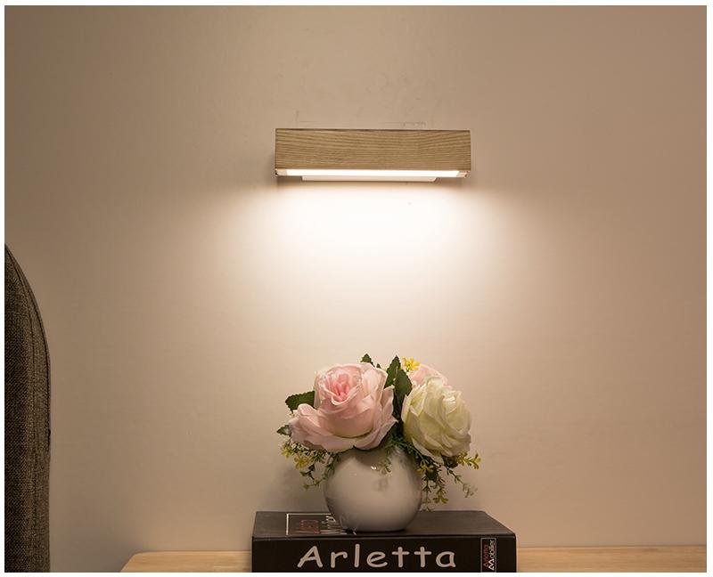 Versatile Wood LED Sconce Light