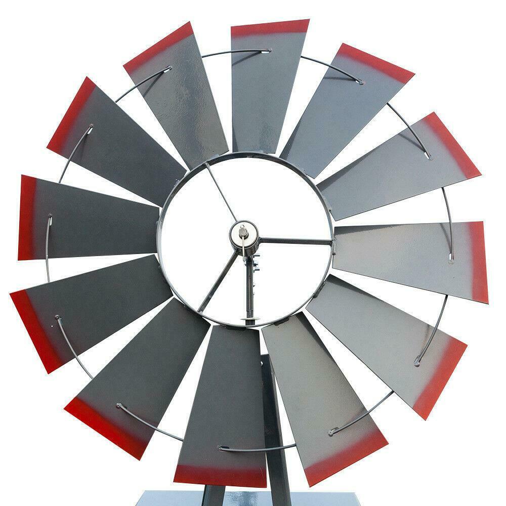 Big Yard Metal Windmill Lawn Ornament