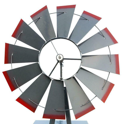 Big Yard Metal Windmill Lawn Ornament