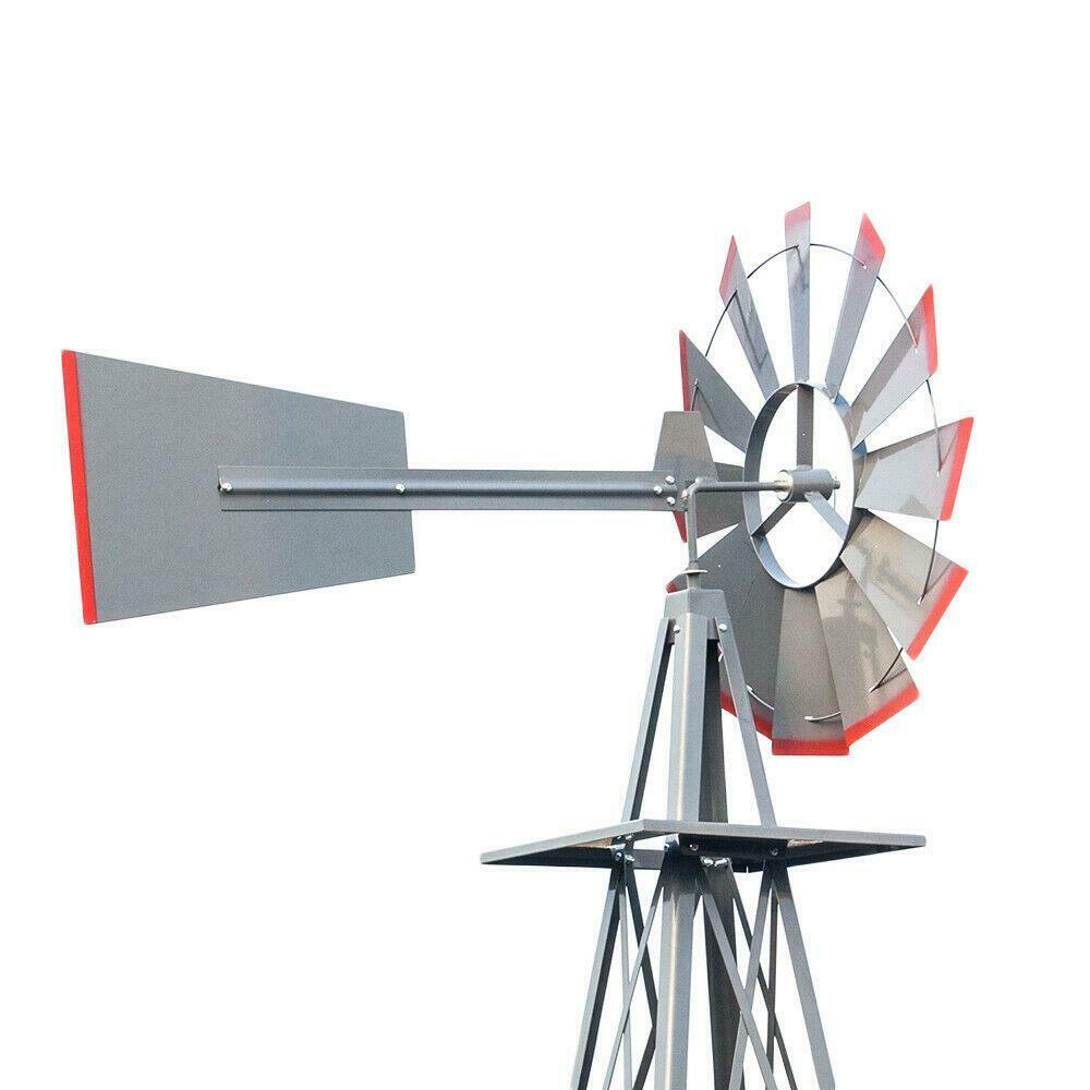 Big Yard Metal Windmill Lawn Ornament