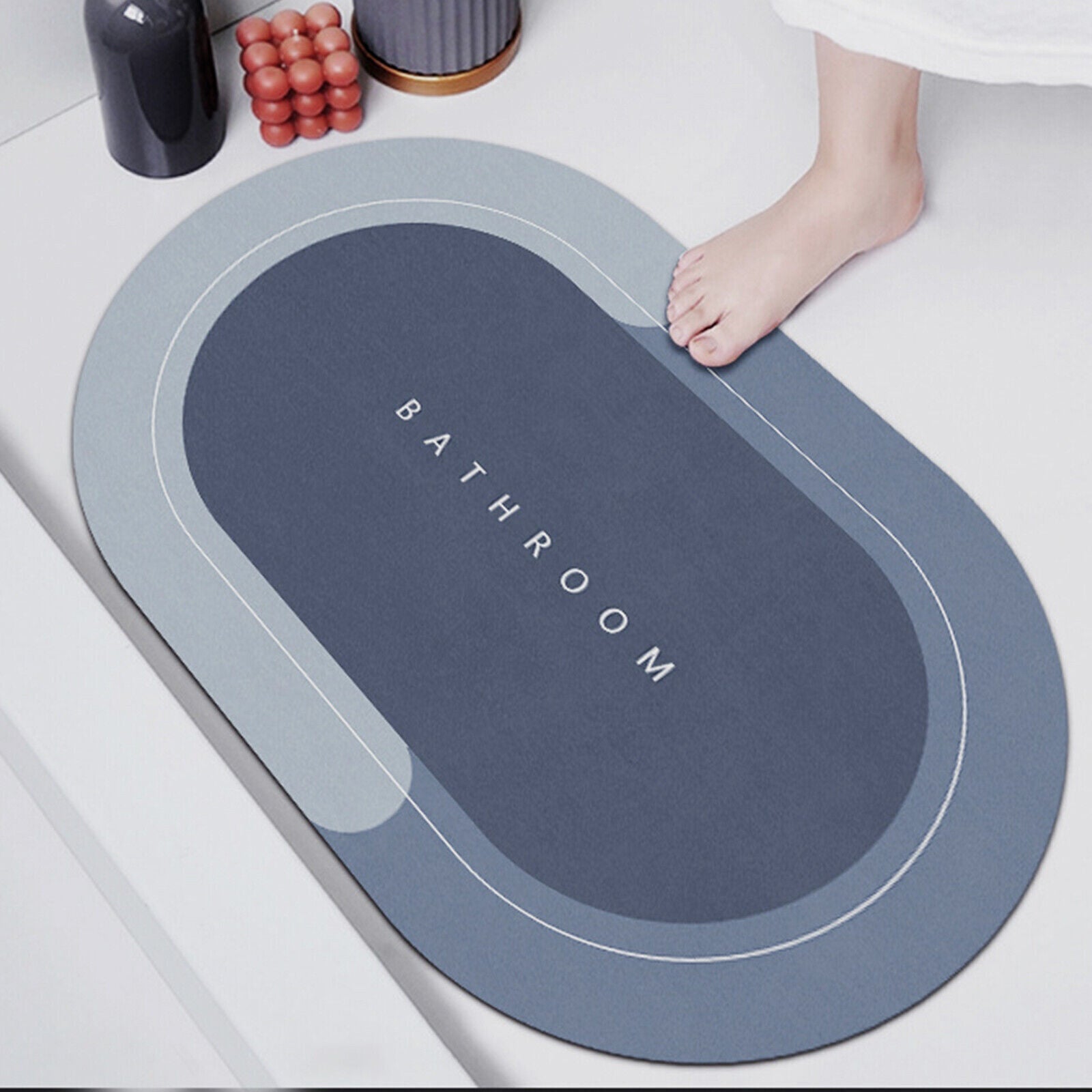 Soft Grip Anti Slip Bathroom Floor Mat - Luxicro