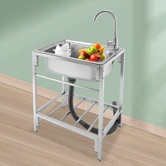 Big Durably Built Free Standing Laundry Sink - Luxicro