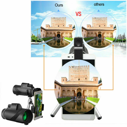 Compact High Powered Monocular Scope 16X52