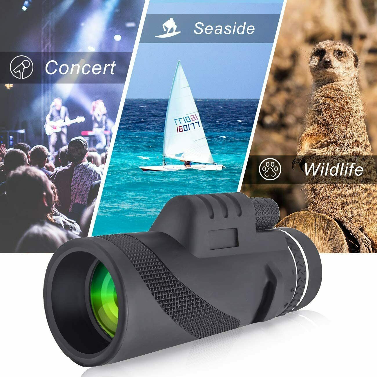 Compact High Powered Monocular Scope 16X52