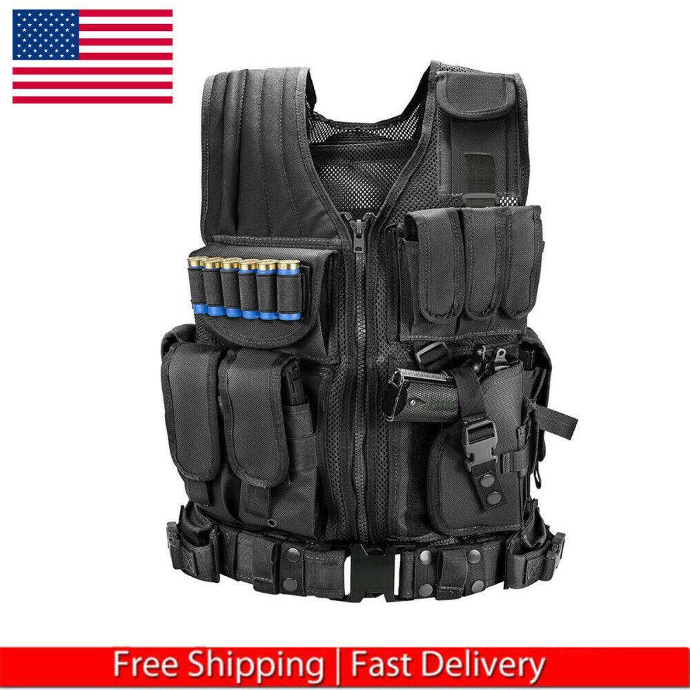 Military Tactical Assault Chest Vest Gear - Luxicro