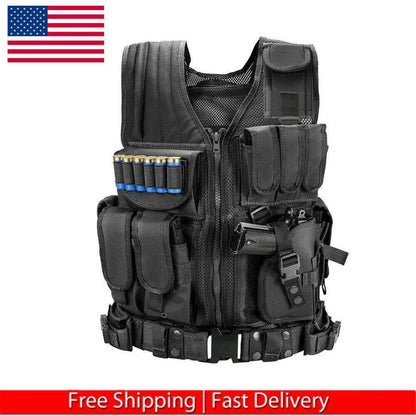 Military Tactical Assault Chest Vest Gear - Luxicro