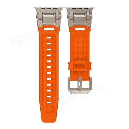 Durable Sport Rubber Metal Case For Apple Watch