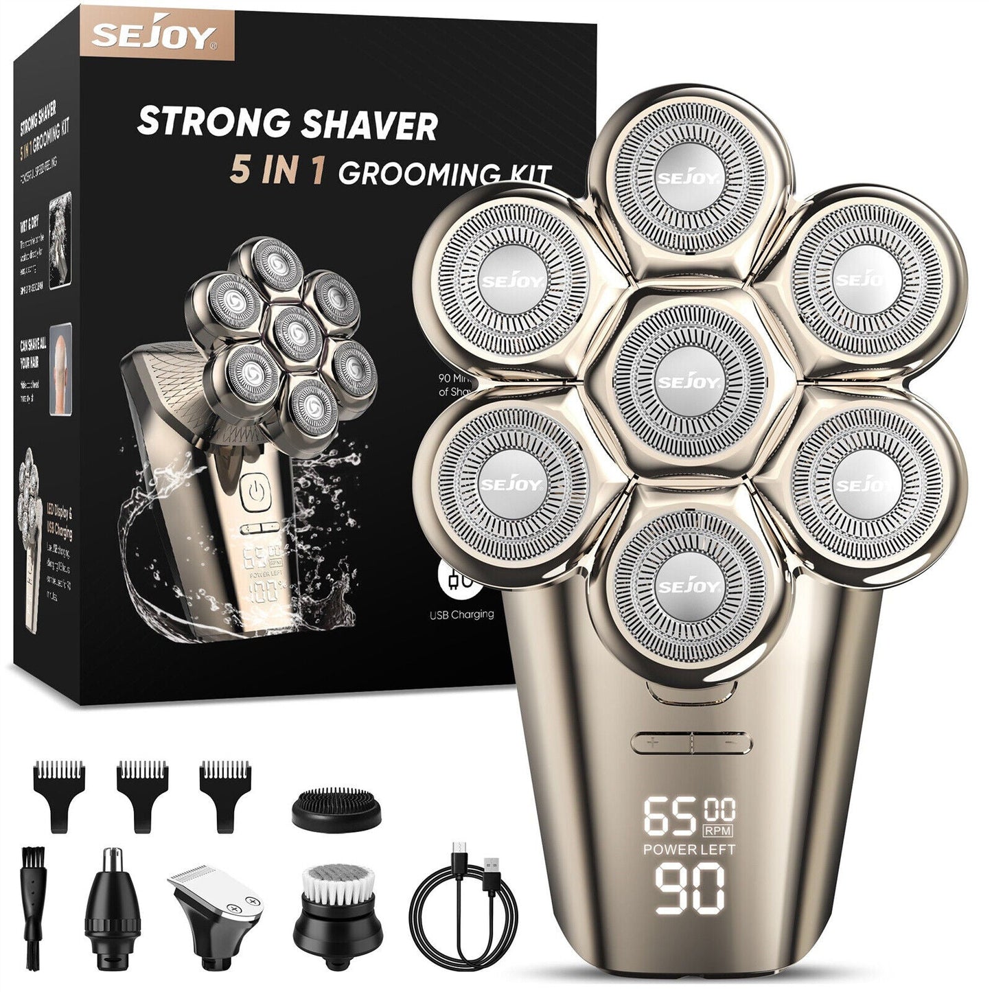 Smooth Bald Head Razor Shaver - Luxicro