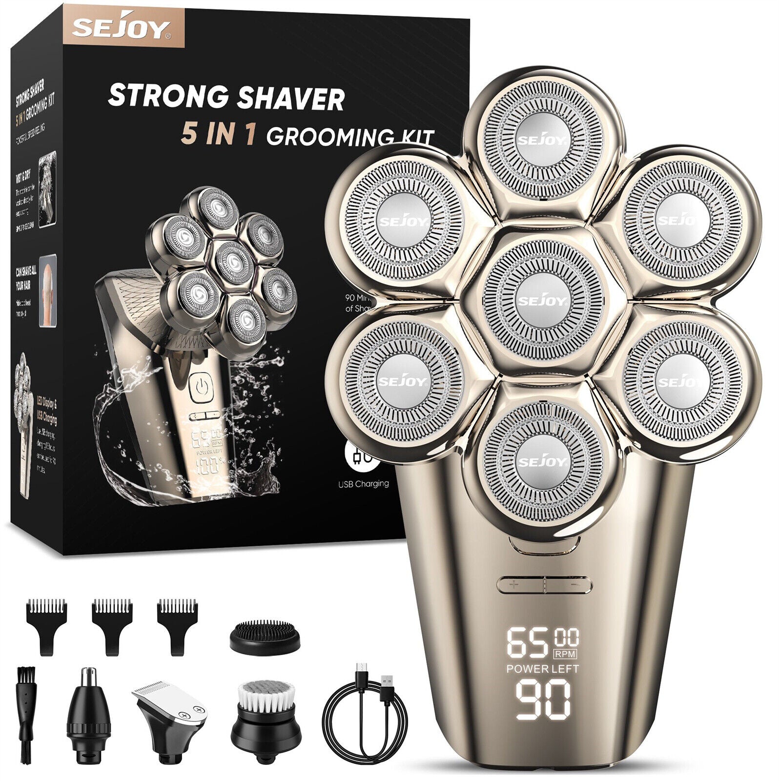 Smooth Bald Head Razor Shaver - Luxicro