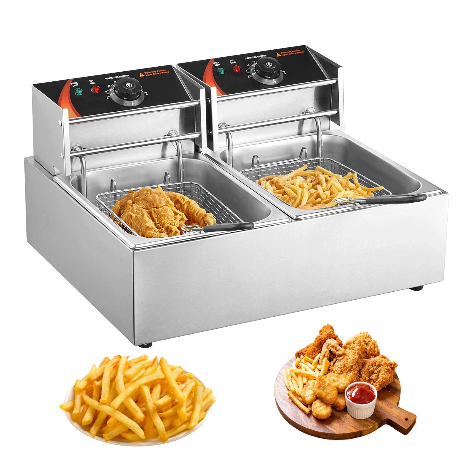 Large Capacity Electric Deep Fryer Machine - Luxicro