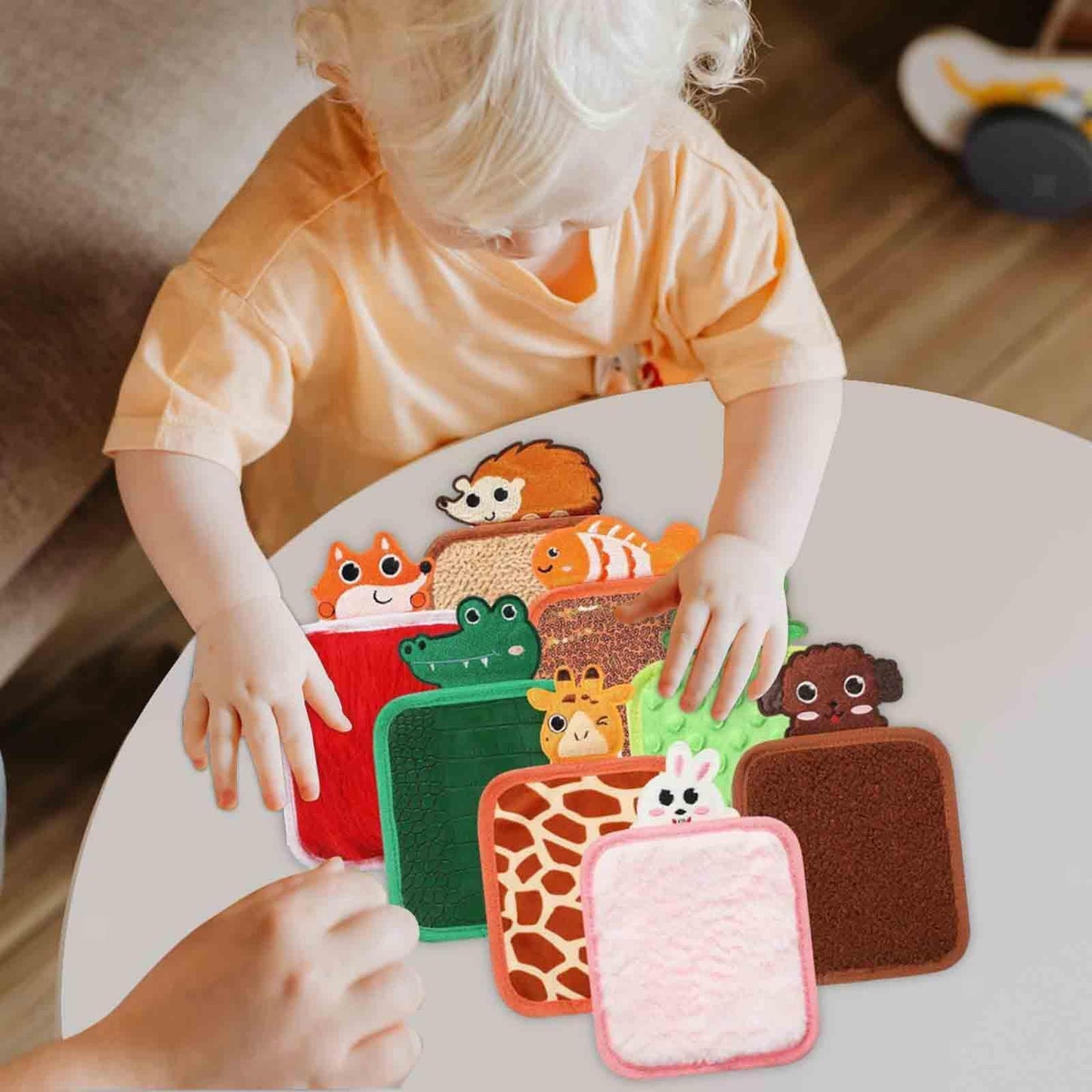 Cuddly Stuffed Animal Pillow Set of 8 - Luxicro