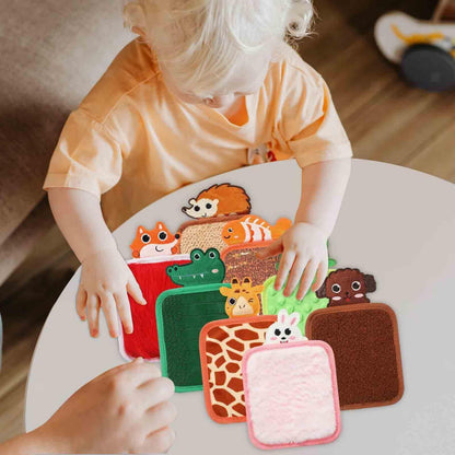 Cuddly Stuffed Animal Pillow Set of 8 - Luxicro