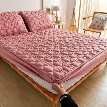 Breathable Bed Protector and Pillowcase Set