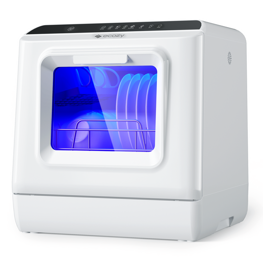 Compact Space Saving Tabletop Dishwasher - Luxicro