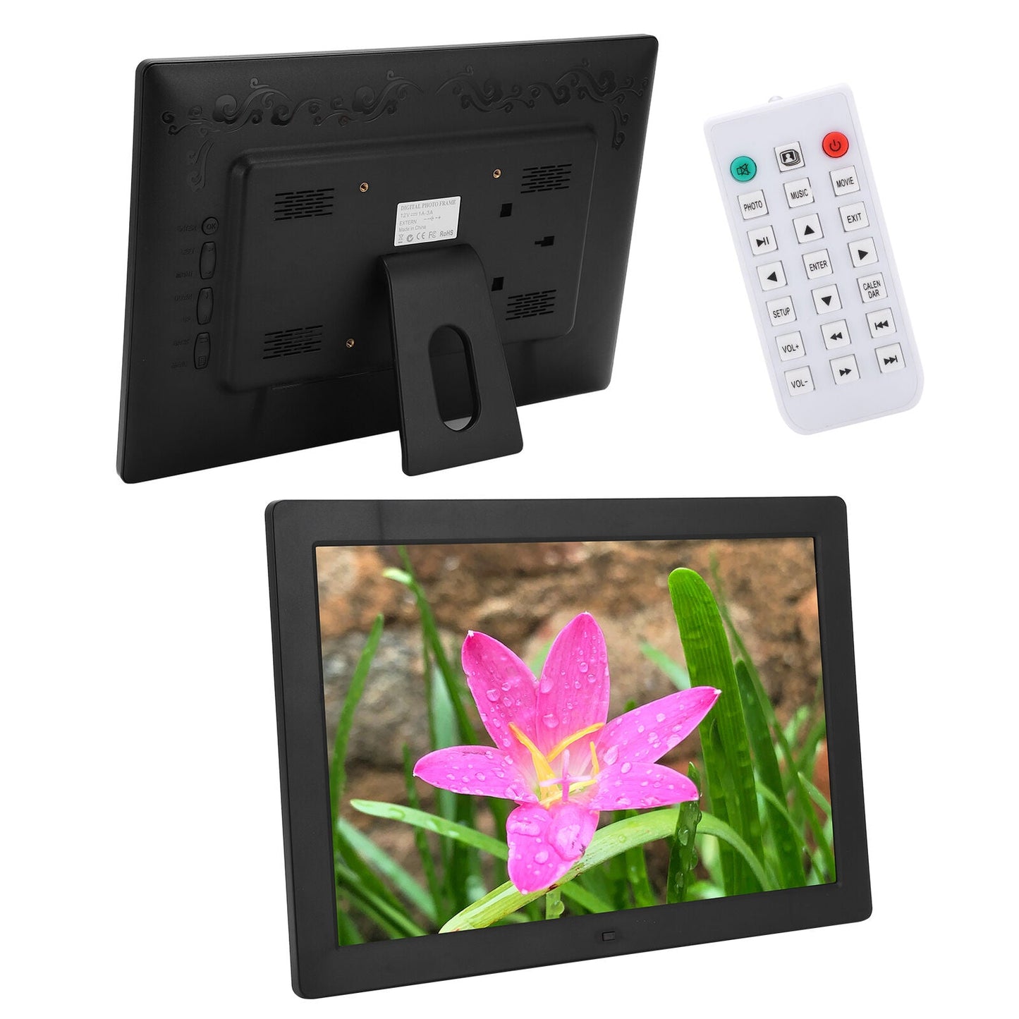 Large Digital Photo Frame Video Player - Luxicro
