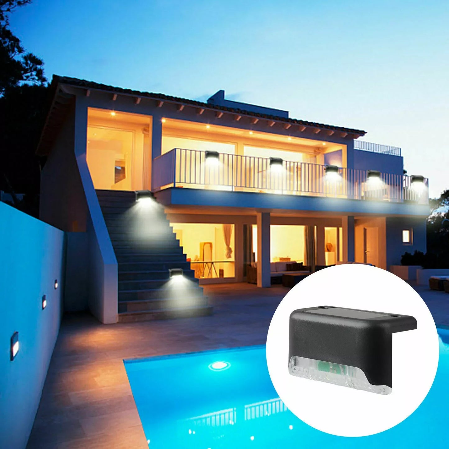 Bright Outdoor Step Lights - Luxicro