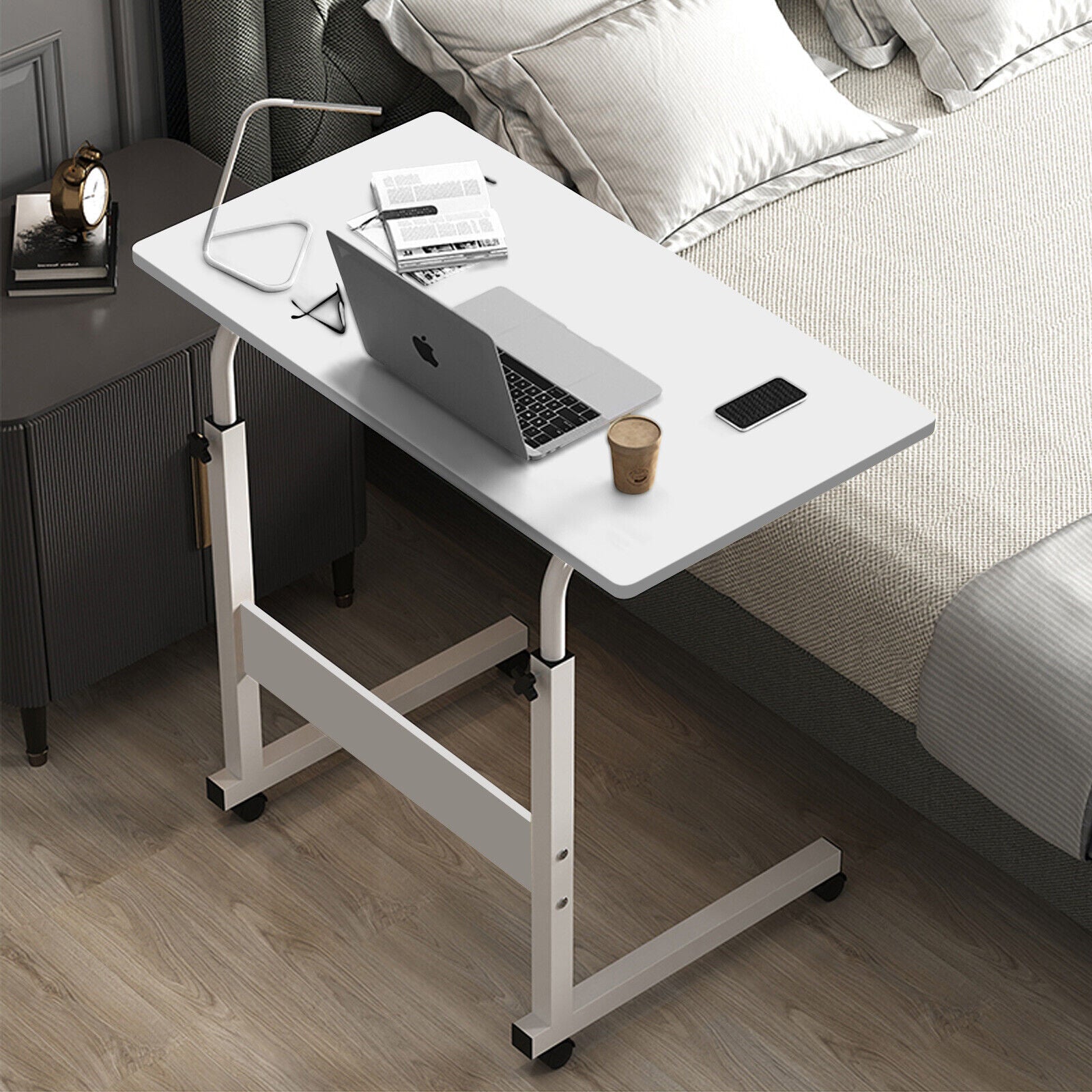 Compact Folding Bedside Laptop Desk Table - Luxicro