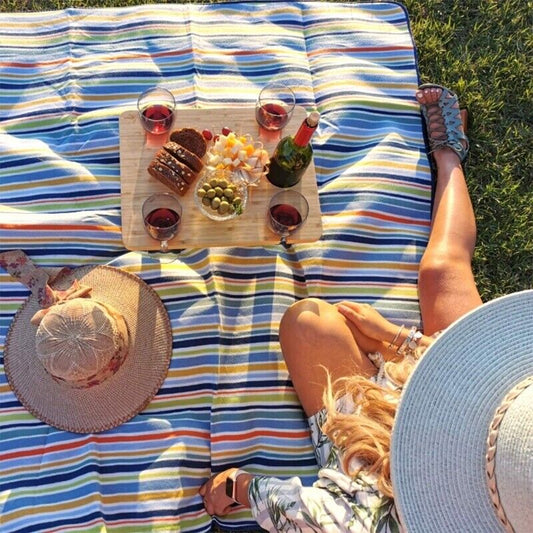 Compact Wooden Wine Table with Bottle Holder - Luxicro