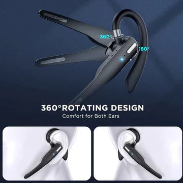 Wireless Bluetooth Trucker Headset with Dual Mics