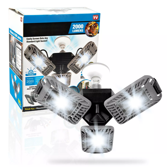 Bright 3 Panel LED Ceiling Light Fixture - Luxicro