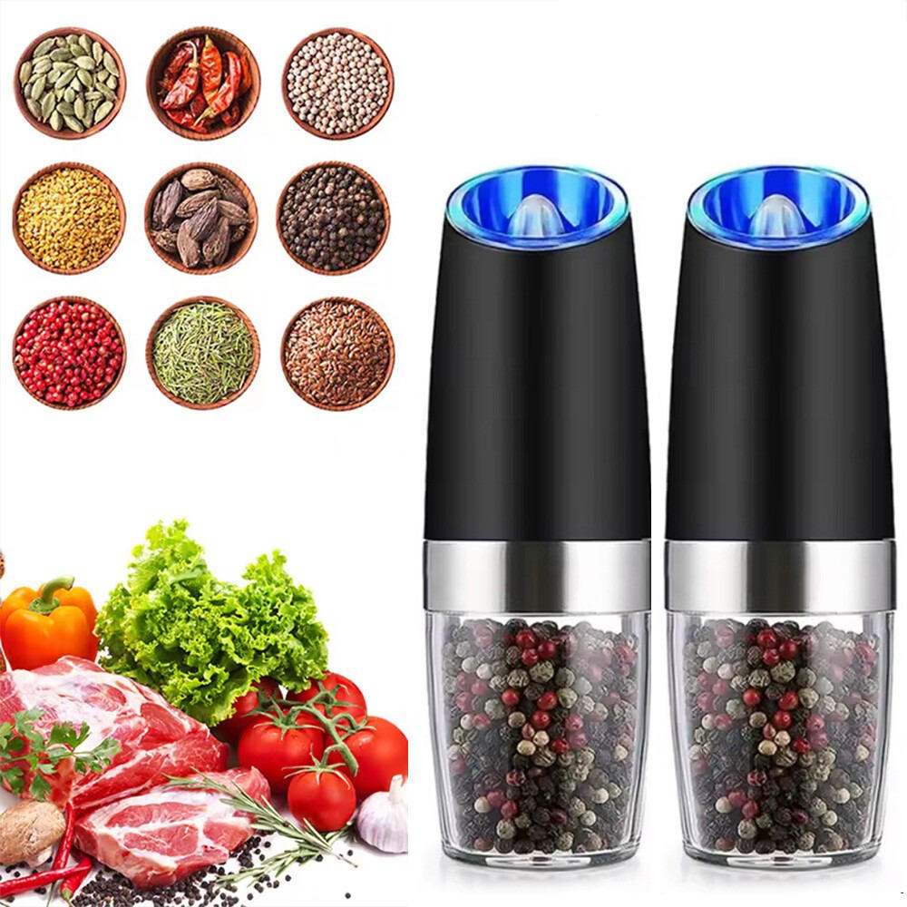 Automatic Salt Pepper Mill Set 2 Piece - Luxicro