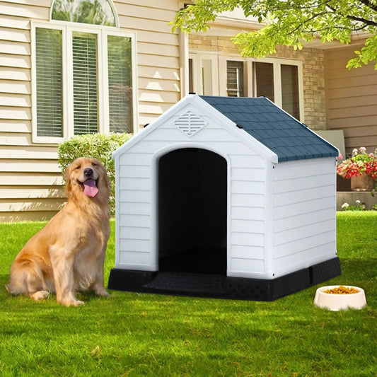 Breathable Outdoor Dog House with Ventilation System - Luxicro