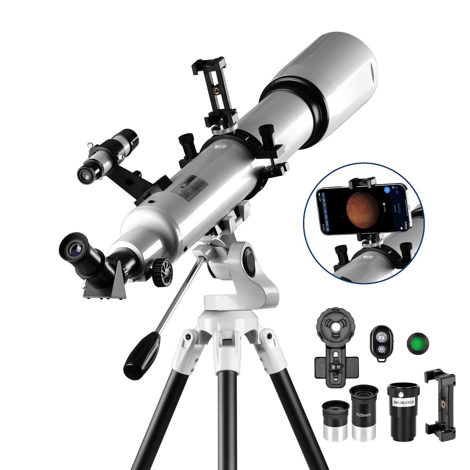 Easy Use Telescope 210X with Star Finder App for Adults - Luxicro