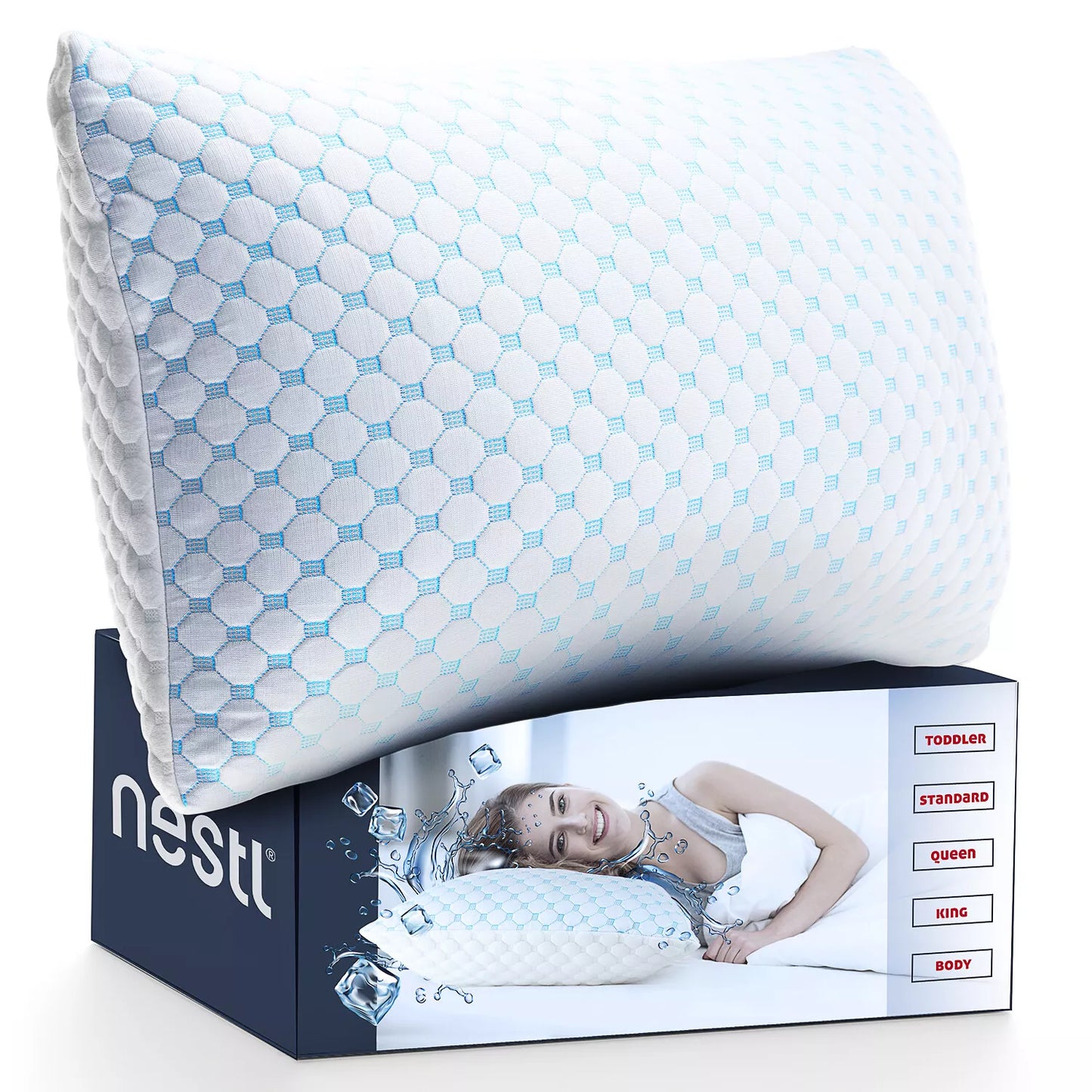 Breathable Gel Comfort Pillow - Luxicro
