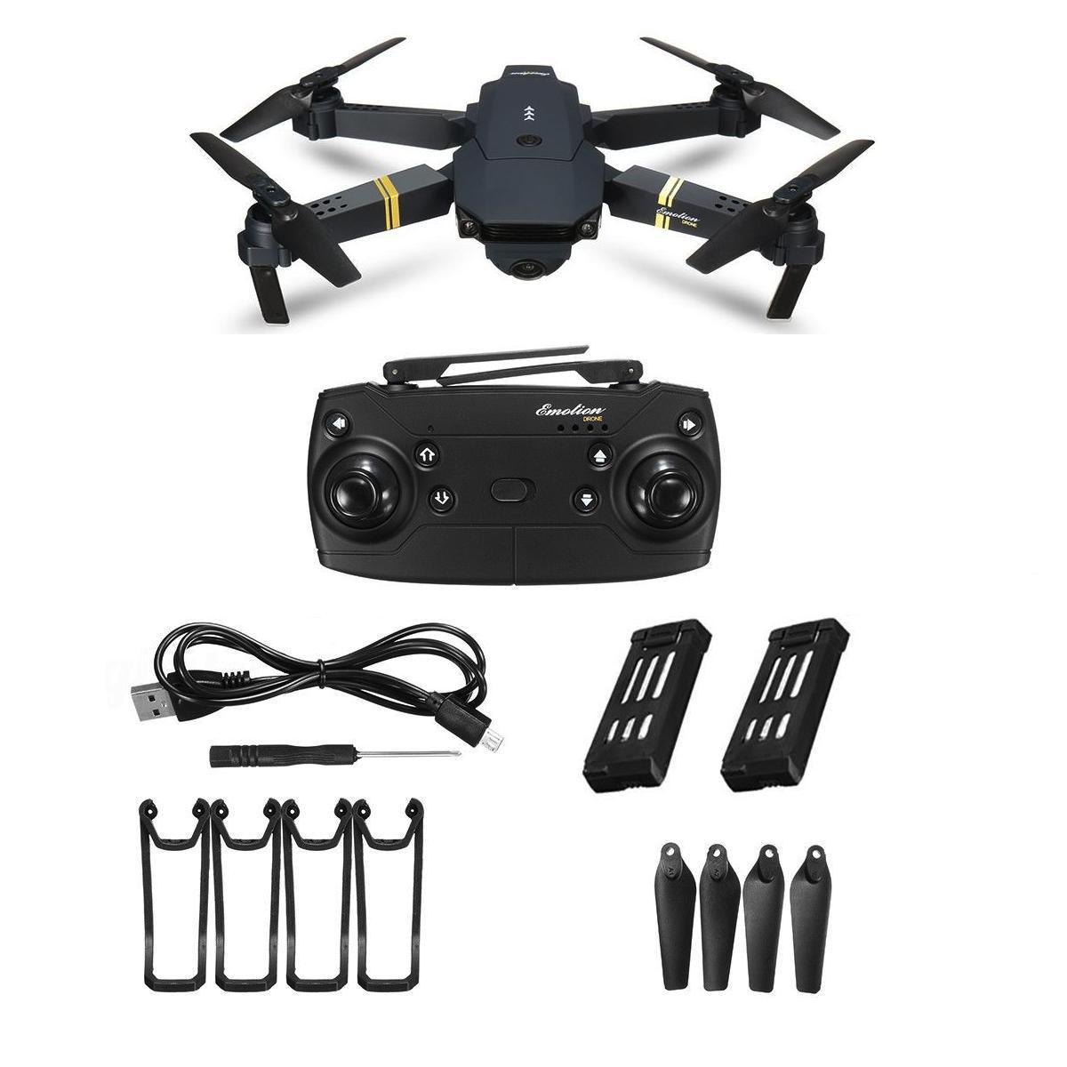 Portable HD Folding Selfie Drone - 2MP & Dual Battery