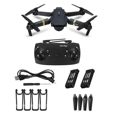 Portable HD Folding Selfie Drone - 2MP & Dual Battery