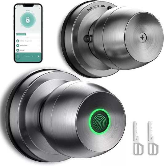 Biometric Security Door Handle - Luxicro