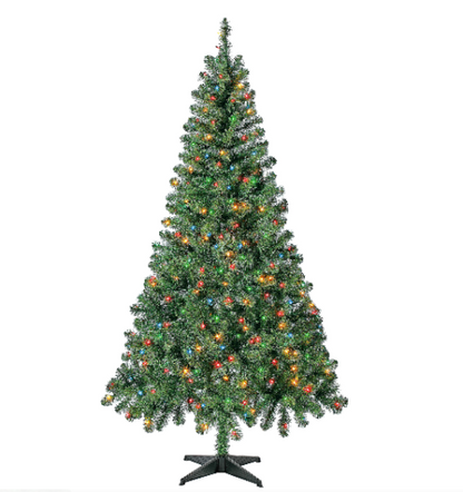 6.5ft Pre-Lit Christmas Tree with 300 Mini Lights - Luxicro