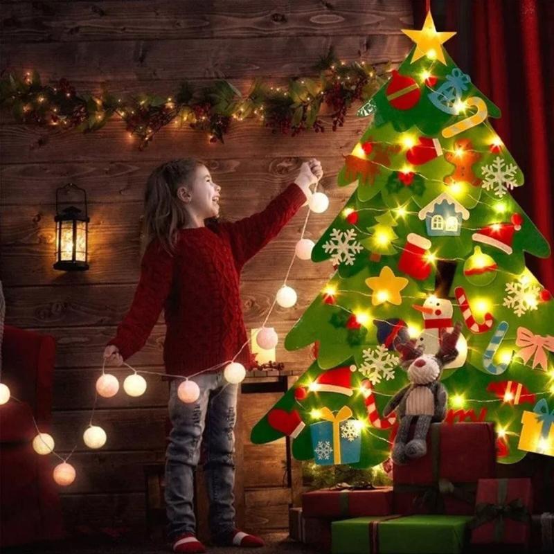 Fun DIY Felt Christmas Tree Ornament Kit