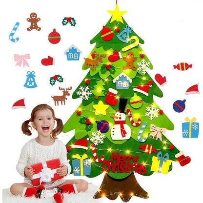 Fun DIY Felt Christmas Tree Ornament Kit