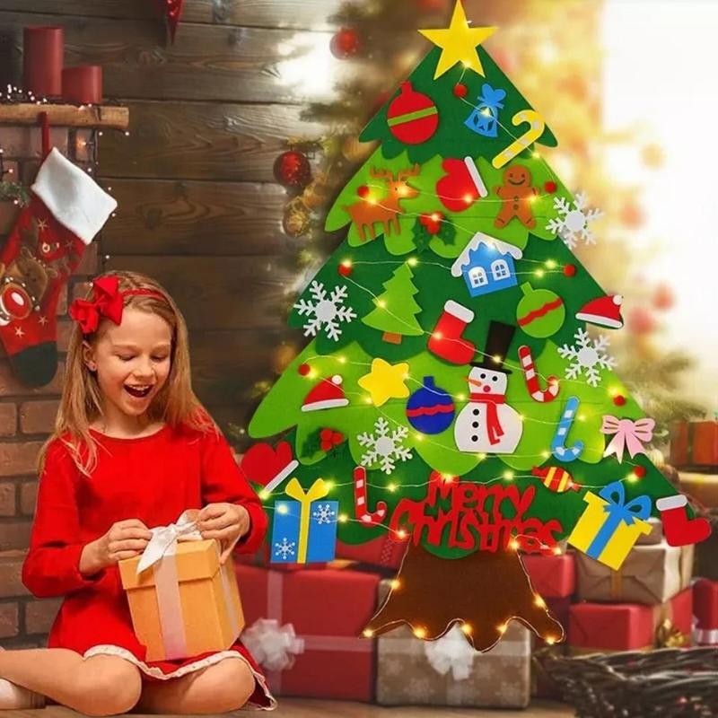 Fun DIY Felt Christmas Tree Ornament Kit