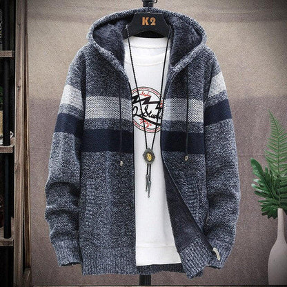Relaxed Fit Striped Sweater