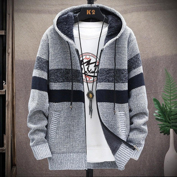 Relaxed Fit Striped Sweater