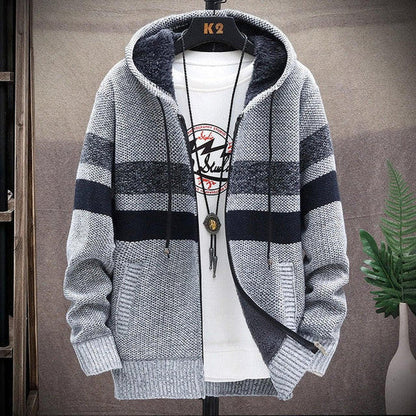 Relaxed Fit Striped Sweater