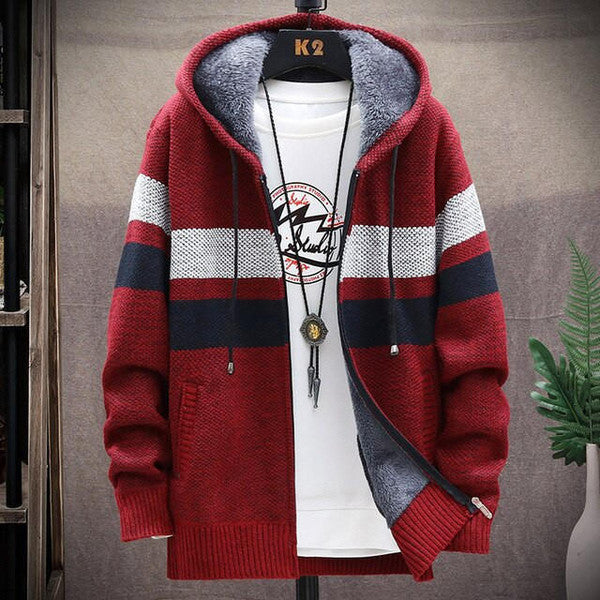 Relaxed Fit Striped Sweater