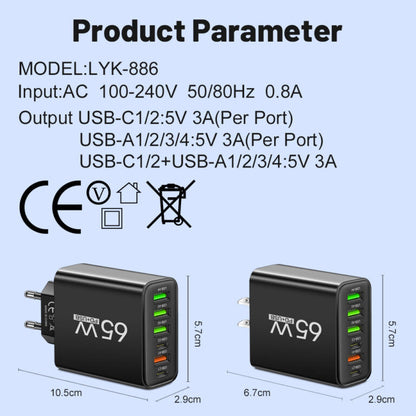 Fast 6 Port USB Charger for Home and Travel Use