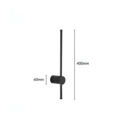 Contemporary Black LED Wall Lamp
