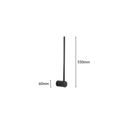 Contemporary Black LED Wall Lamp