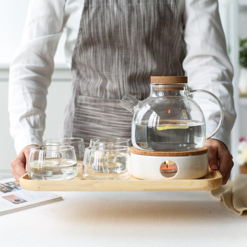 Classic Transparent Tea Pot Set