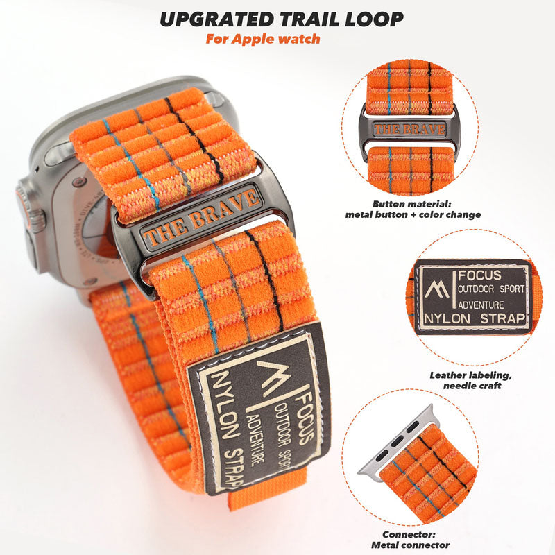 Durable Sport Loop Nylon Strap For Apple Watch