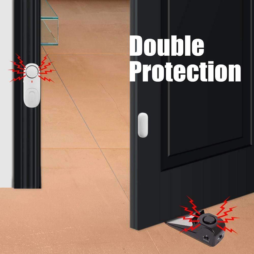 Home Security Door Stop Alarm System