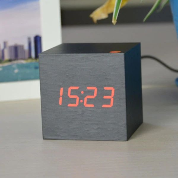 Stylish Digital Desk Clock Modern Home Decor