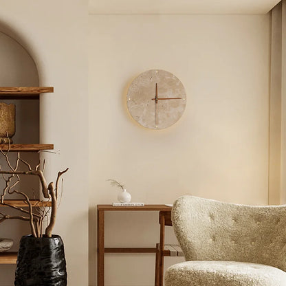 Contemporary LED Clock Wall Lamp - Luxicro