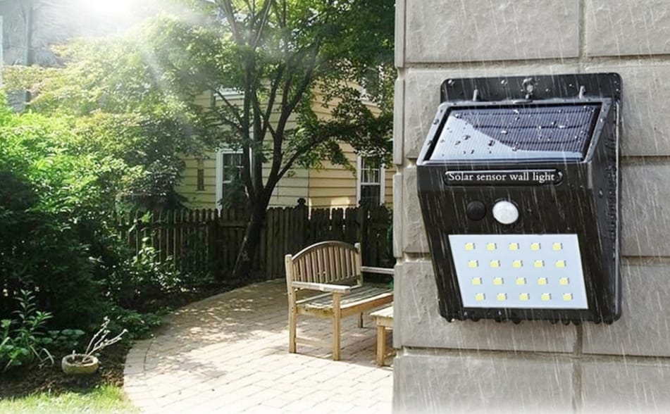 Bright Solar Powered Garden Lights Set
