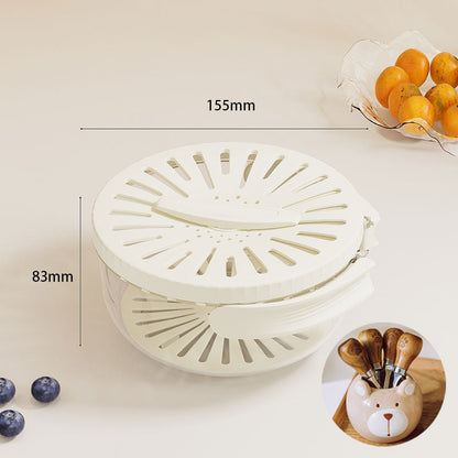 Folding Space Saving Laundry Basket with Flip Lid