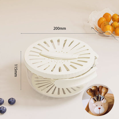 Folding Space Saving Laundry Basket with Flip Lid